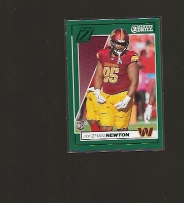 2024 PANINI ZENITH JER'ZHAN NEWTON RC #152 GREEN 2 MINUTE DRILL