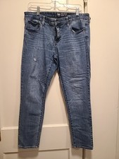 Gap Girlfriend Jeans Women Size 12 Actual 12x31 R Medium Wash Style 190818-00