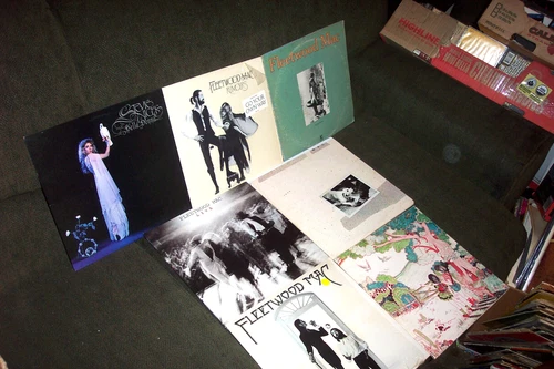 FLEETWOOD MAC 7  LP LOT w RUMOURS, LIVE, KILN HOUSE, FUTURE GAMES, STEVIE NICKS