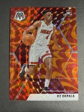 2019-20 Panini Mosaic KZ Okpala Rookie Orange Reactive Prizm #210 - Miami Heat