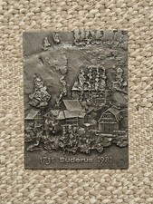 Buderus Kunstguss Jahresplakette 1731-1981 Firmenjubiläum 250 Jahre Buderus
