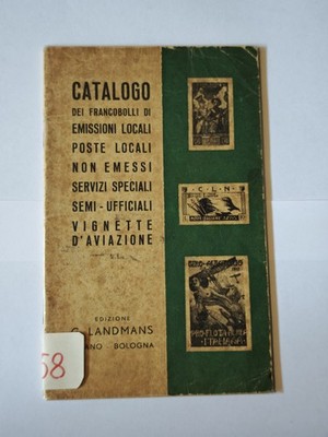 Landmans Katalog Lokalausgaben nicht ausgegeben Luftfahrt Vignetten