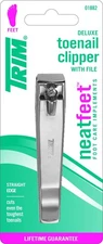 Neat Feet Silver Toenail Clippers Precision Stainless Steel Foot Care Tool