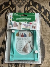 NEW CLOVER Large Tassel Maker 5 Sizes Crafting Sewing.  9941
