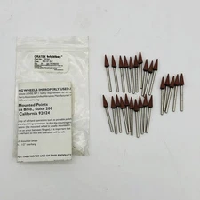 Cratex Brightboy 75752 Mounted Rubber Cushion Wheel Point B53 XF SIC Pack of 25