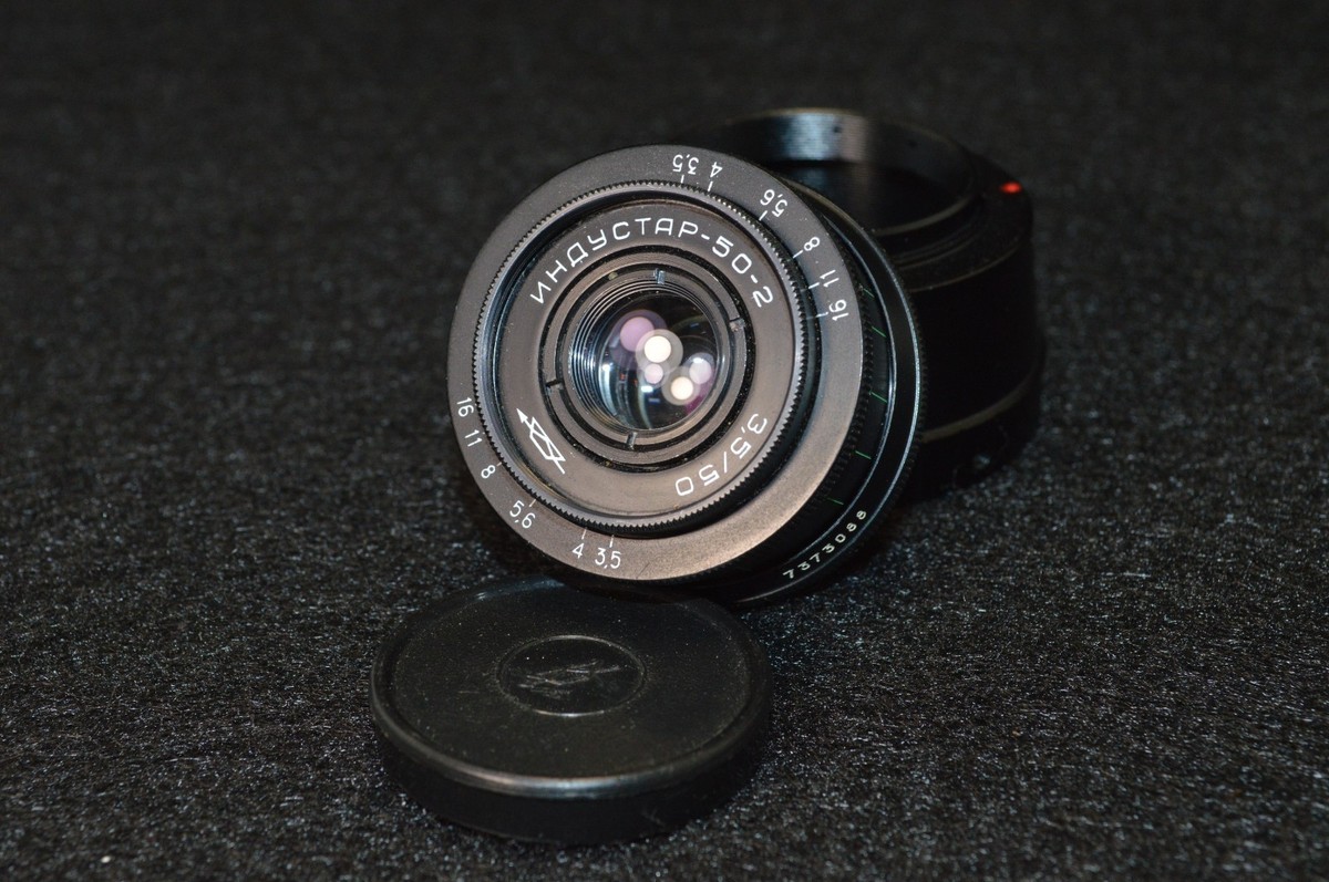 Lens Soviet Industar 50-2 50mm f 3.5 M42 camera Mount Adapter