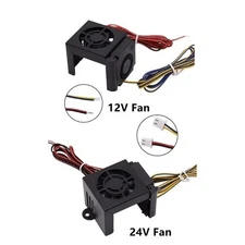 Extruder Cooling Fan Kit With Fan Cover For Ender 3/CR-10 Hotend Fan Assembly