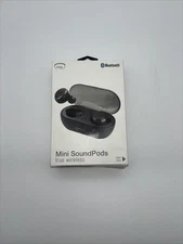 iHip Mini SoundPods Black True Wireless Bluetooth 2-3 Hour Battery Headphones