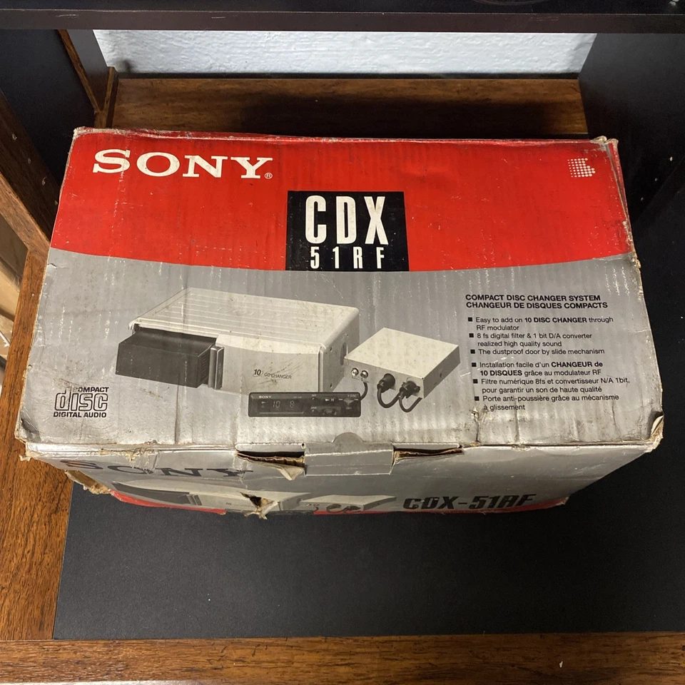 New Sony CDX-51RF Compact 10 Disc Changer System Complete In Box Rare - Image 2 of 4