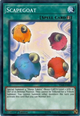 Scapegoat YS18-EN023 C Starter Deck: Codebreaker Yu-Gi-Oh 1st Edition NM/M