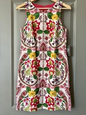 Vince Camuto Womens Mini Dress Size 4 Multicolor Floral Sleeveless Shift Elegant