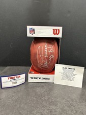 ALAN FANECA Autograph On Officlal “the Duke” NFL Ball. Authenticated Tristar