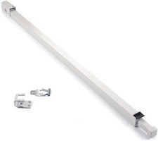 Sliding Door Security Bar with Childproof Lock, Adjustable 25.75-47.5 Inches