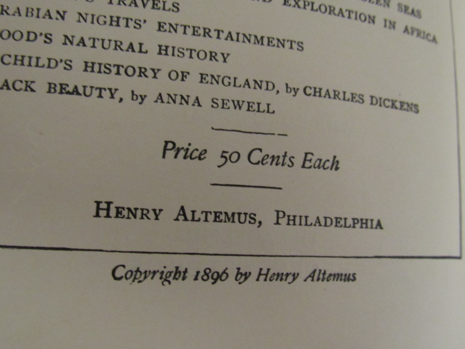 Through the Looking Glass and What Alice Found There by Lewis Carroll (1896)