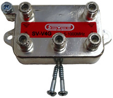 CommScope Signal Vision SV-V4G 4-Way Splitter 5-1000MHz Box of 25