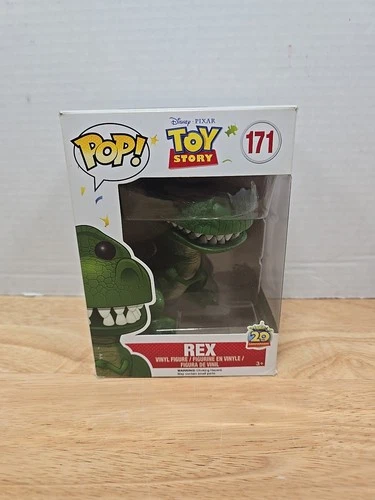 Funko Pop! Vinyl Pixar Vaulted Toy Story Rex #171 Good Condition