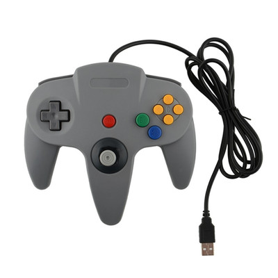USB Controller für Nintendo 64 N64   Gamepad für PC & Emulator   Grau