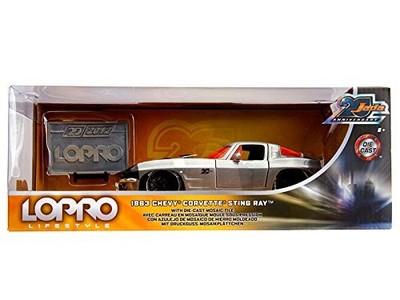 Jada Toys Maßstab 1:24 Jada 20th Anniversary Lopro 1963 Chevy Corvette Sting Ray J