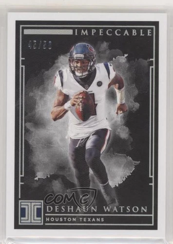 2019 Panini Impeccable Silver /50 Deshaun Watson #29