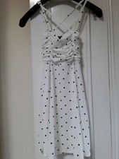 New with Tags Pretty Little Thing White Spot Dress Size 4