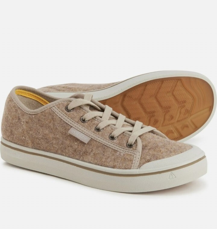 Sneakers stringate KEEN donna Elsa Lite 1025426 feltro tortora argento betulla taglia 6