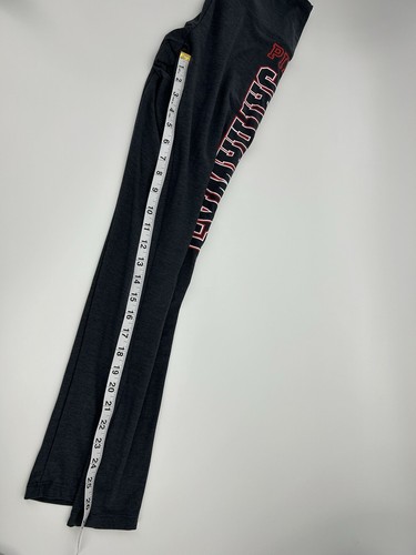 University of KANSAS JAYHAWKS Women’s Leggings SMALL Ultimate Grey PINK Vic S - Picture 8 of 8