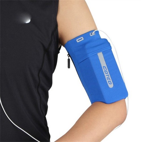 Sports Gym Cell Phone Holder Pouch Case Key Bag Arm Band Running Jogging Pouch - Zdjęcie 5 z 12
