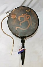 Handmade Shaman Hand Drum, Tantric Lama drum from Nepal