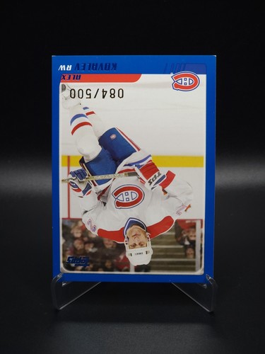 Alex Kovalev 2004 Topps Traded Hockey Blue #084/500 Montreal Canadiens #TT83 - Picture 3 of 4