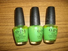 3-OPI  Nail Lacquer "Make Rainbows" Long Wear Lacquer Nail Polish. 5fl oz each