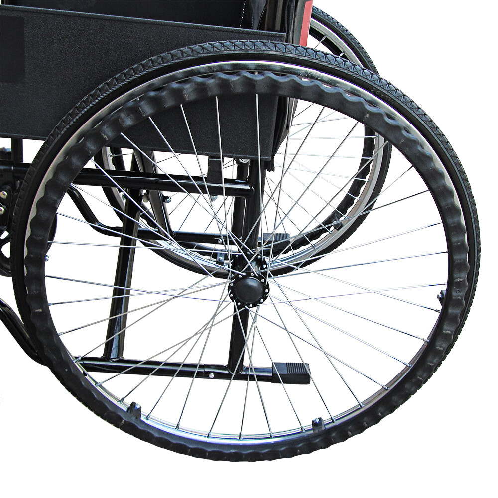 AID Wheelchair Self Propelled Folding Lightweight Transit Travel Wheelchair eBay