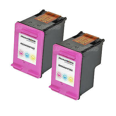 2 Pack CH562WN Color Ink Cartridge for HP 61 Deskjet 1010 1055 1512 2050 Printer