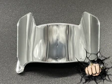 Mini Helmet Chrome Mirror  And Gloss Visors (Hard Style) Riddell Compatible