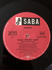 Willie "The Lion" Smith, Music on my mind, 1st GER Saba 1966, OIS, GAT | NM