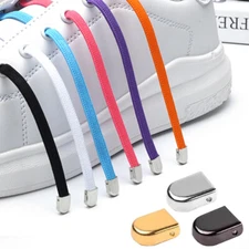 Lazy Tail Toe Clip Press Buckle Metal Shoe Snaps Shoelace Fixer Shoelace Buckle