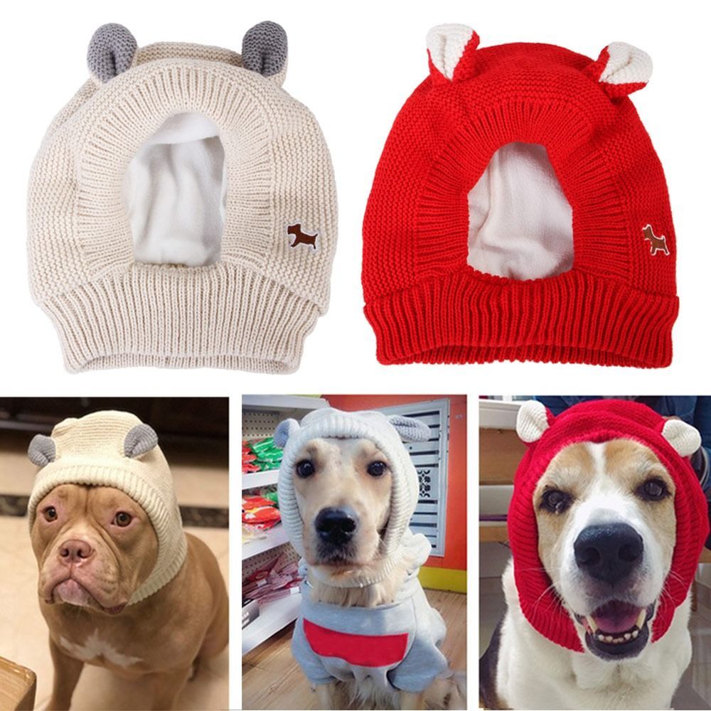 Anxiety Relief Dog Ear Muffs Pet Ears Covers Warm Earmuffs Warm Puppy Cap - Main Image