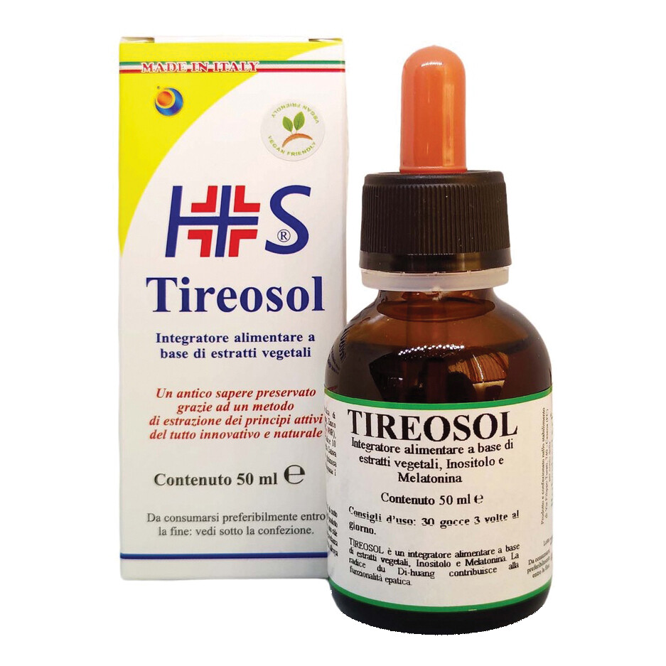 Herboplanet Tireosol 50ml Gocce | Integratore Inositolo e Zinco
