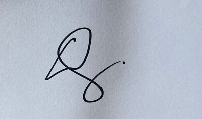 Hand signed EMMA STONE, TV, FILM memorabilia autograph UK