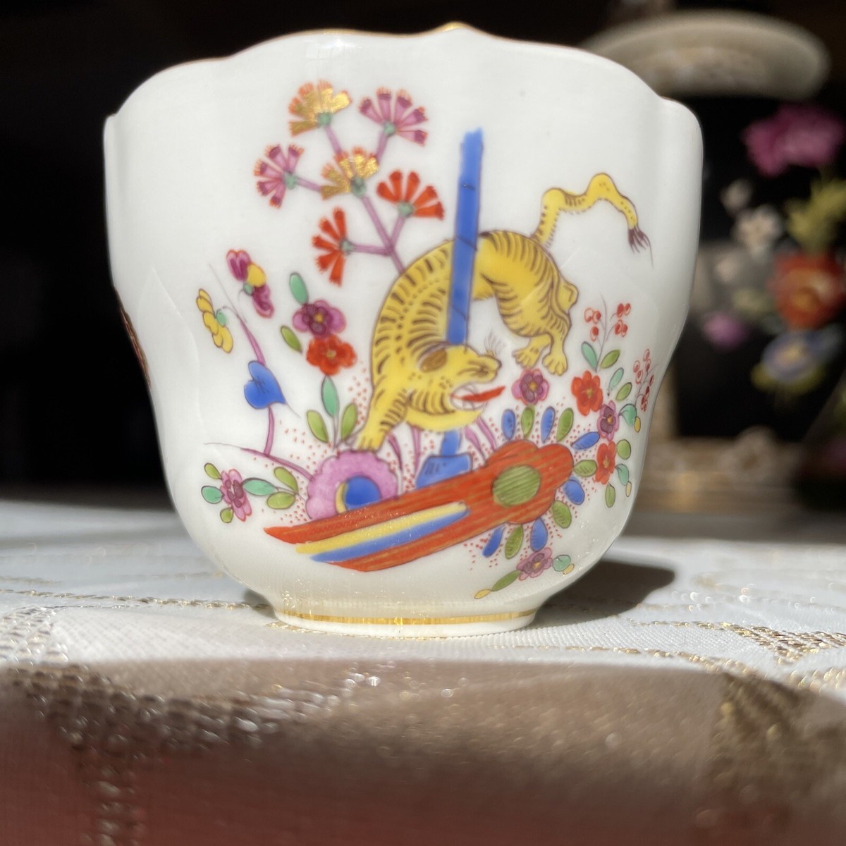 食器 Meissen Porcelain Vintage 20thC Meissen Porcelain Demitasse Kakiemon Cup -1st Choice