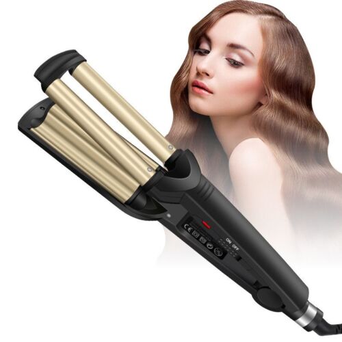Big Wave Curling Iron -Professional Waver Hair Curlers Fluffy Salon Styling Tool - Picture 1 of 14