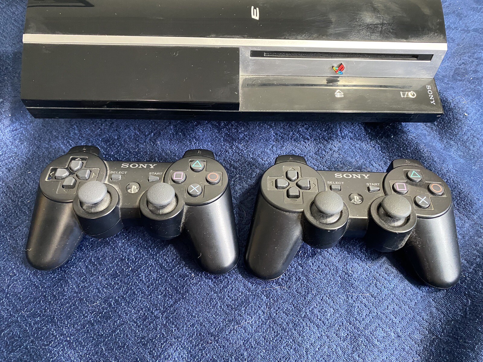 Sony PlayStation 3 PS3 40GB Console CECHH01 With 2 Controller And 14