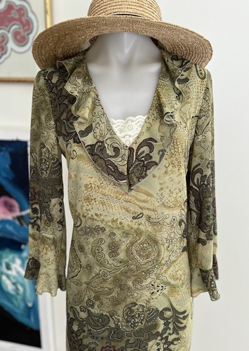 Vintage 90’s Sablon Dress - Size 10 - Picture 7 of 10