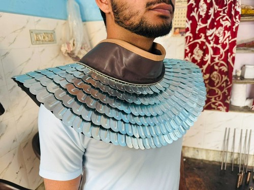 Scale Armor Gorget, Scale Lorica Squamata, Mittelalter Rüstung Cosplay SCA/LARP - Bild 5 von 5