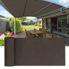Shade Cloth Fabric Roll Brown Privacy Fence Screen UV Block Garden Shelter Cover