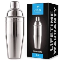 Cocktail Shaker,24 Oz Martini Shaker,Drink Shaker Built-In Strainer,Professional