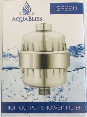AquaBliss High Output Replaceable Shower Filter SF220 Multi Stage Filtration