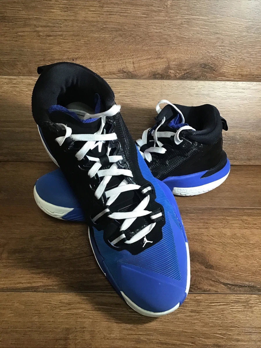 NIKE Air Jordan Zion 1 Mens Black/White/Royal Blue \