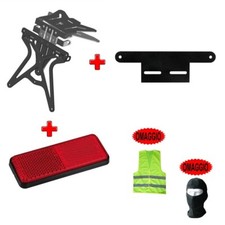 PER BETA MOTOR RR 400 ENDURO 4T  KIT PER MOTO PORTATARGA+CATARIFRANGENTE+SUPPOR