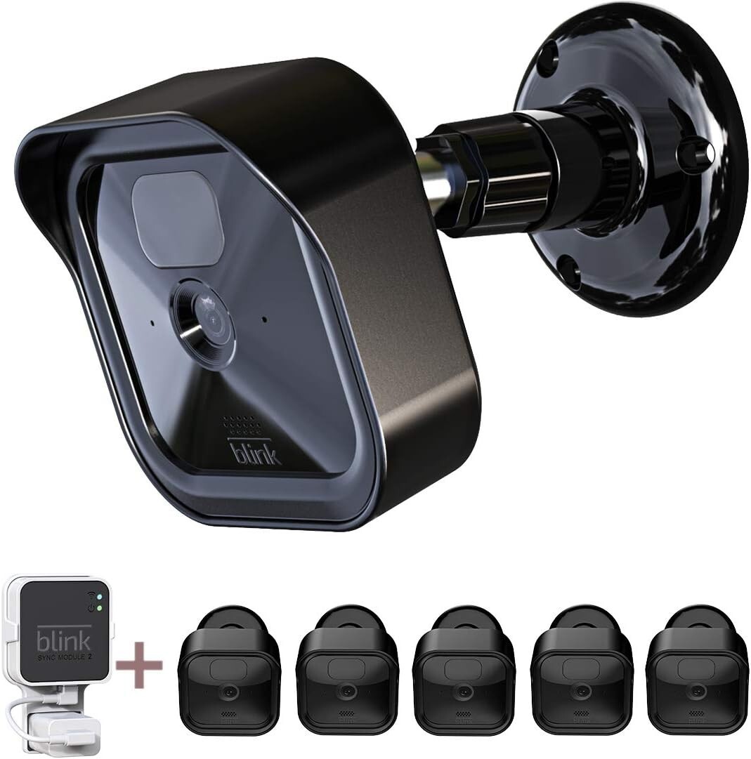 Blink Outdoor Camera Mount Bracket, 5 Pack Full Weather Proof Housing/Mount