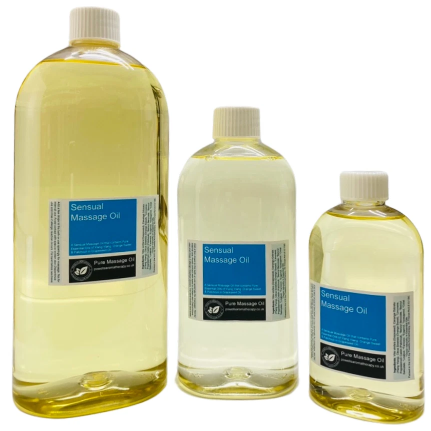 JUST AROMATHERAPY Sensual Massage Oil Erotic Romantic Aphrodisiac Natural Lubricant Body Oils